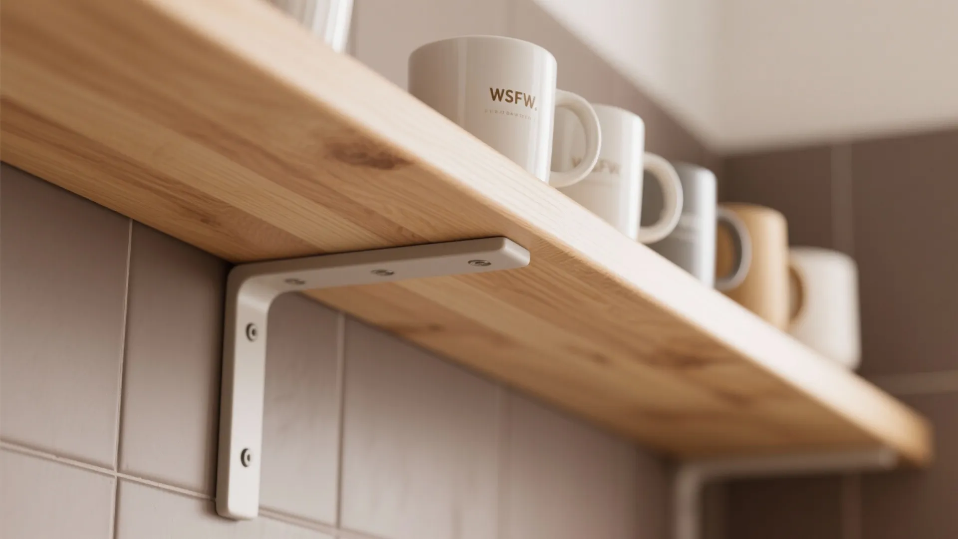 Warm wood accents to soften the box