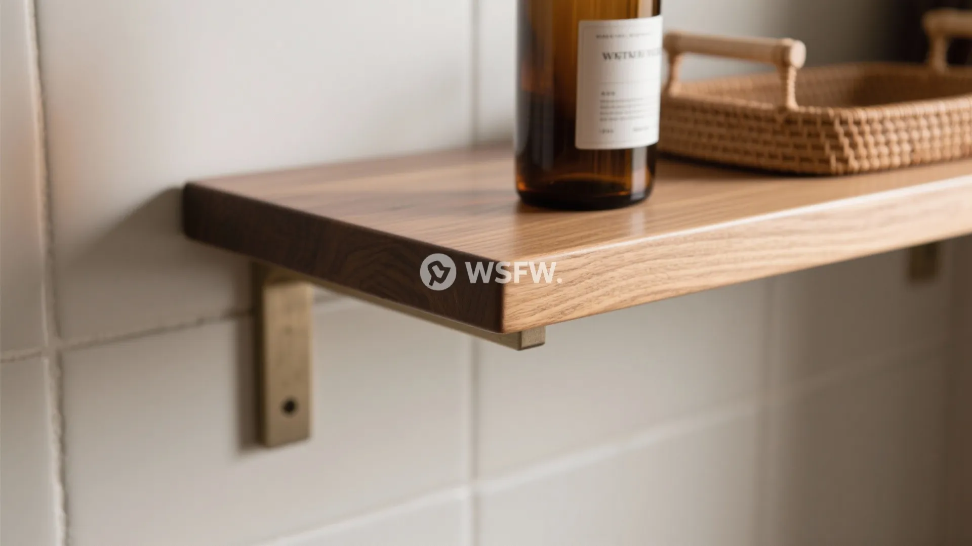 Floating Shelves Above the Sink