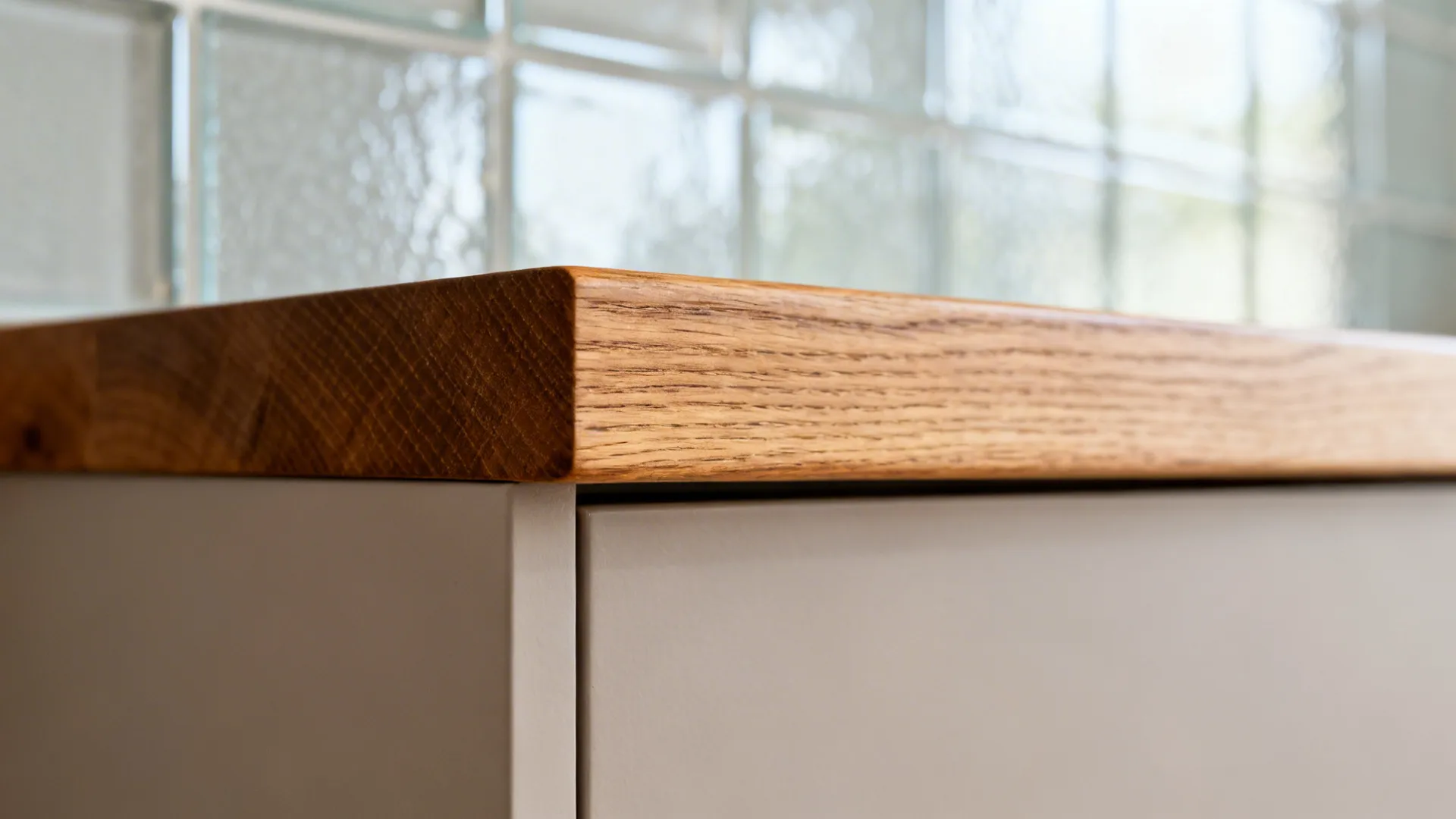 Warm wood accents for softness