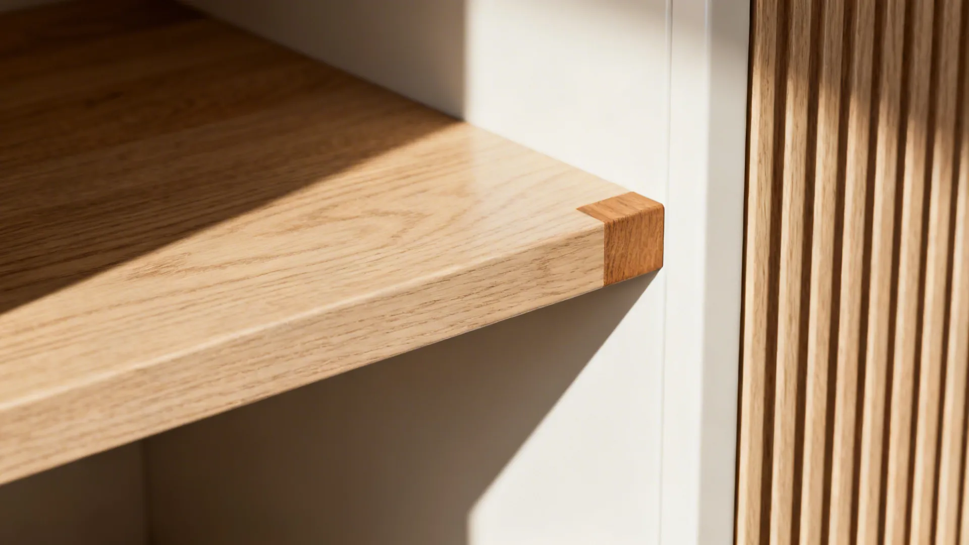 Warm Wood Accents without the Weight