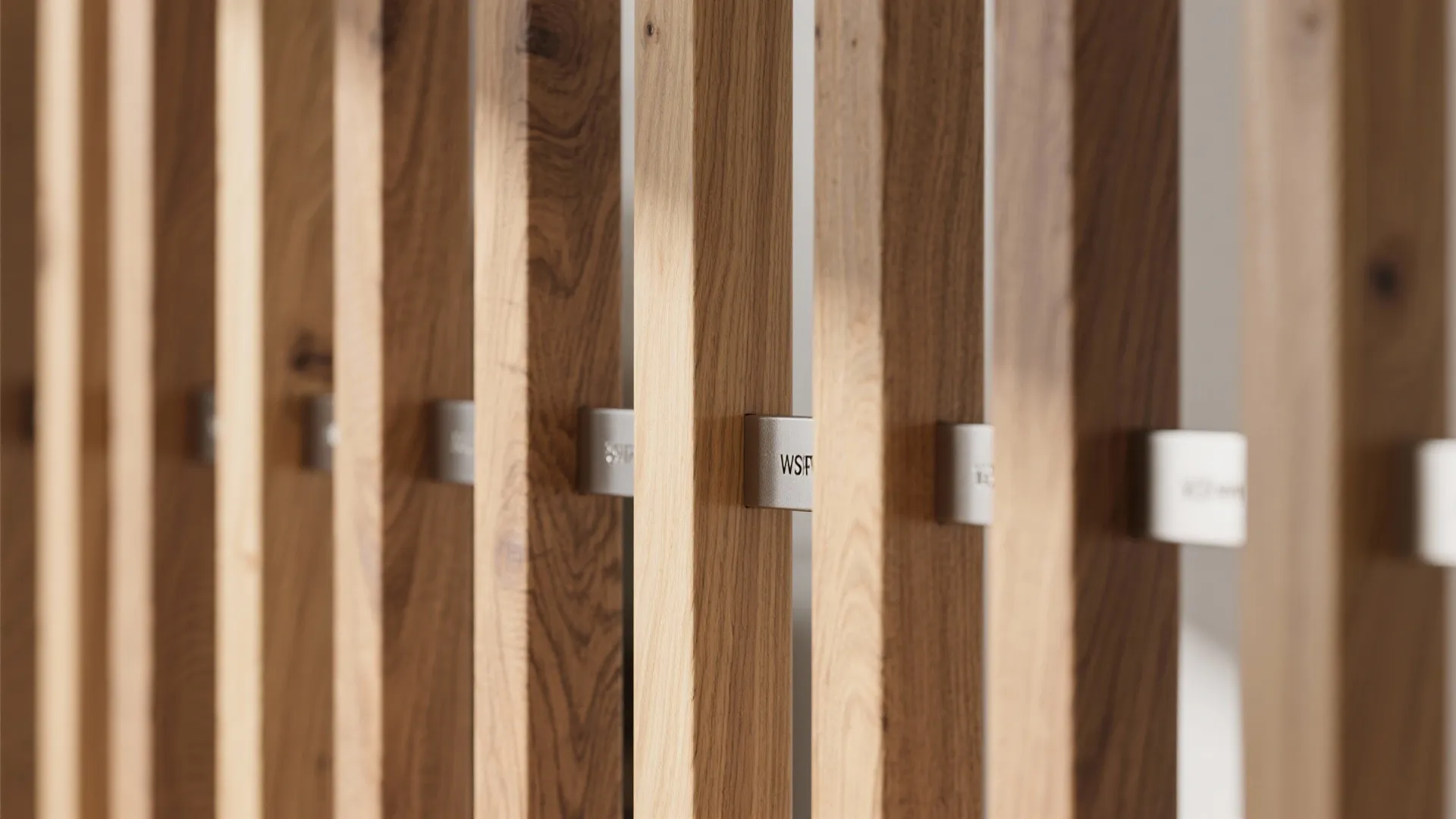 Wood Slat Screens for Soft Zoning