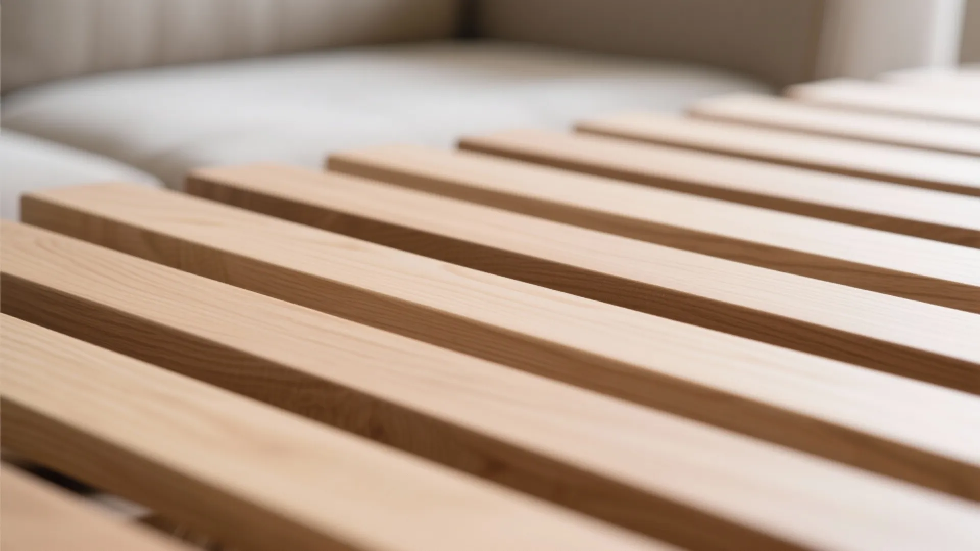 1) Slatted Oak Screen for Light and Privacy