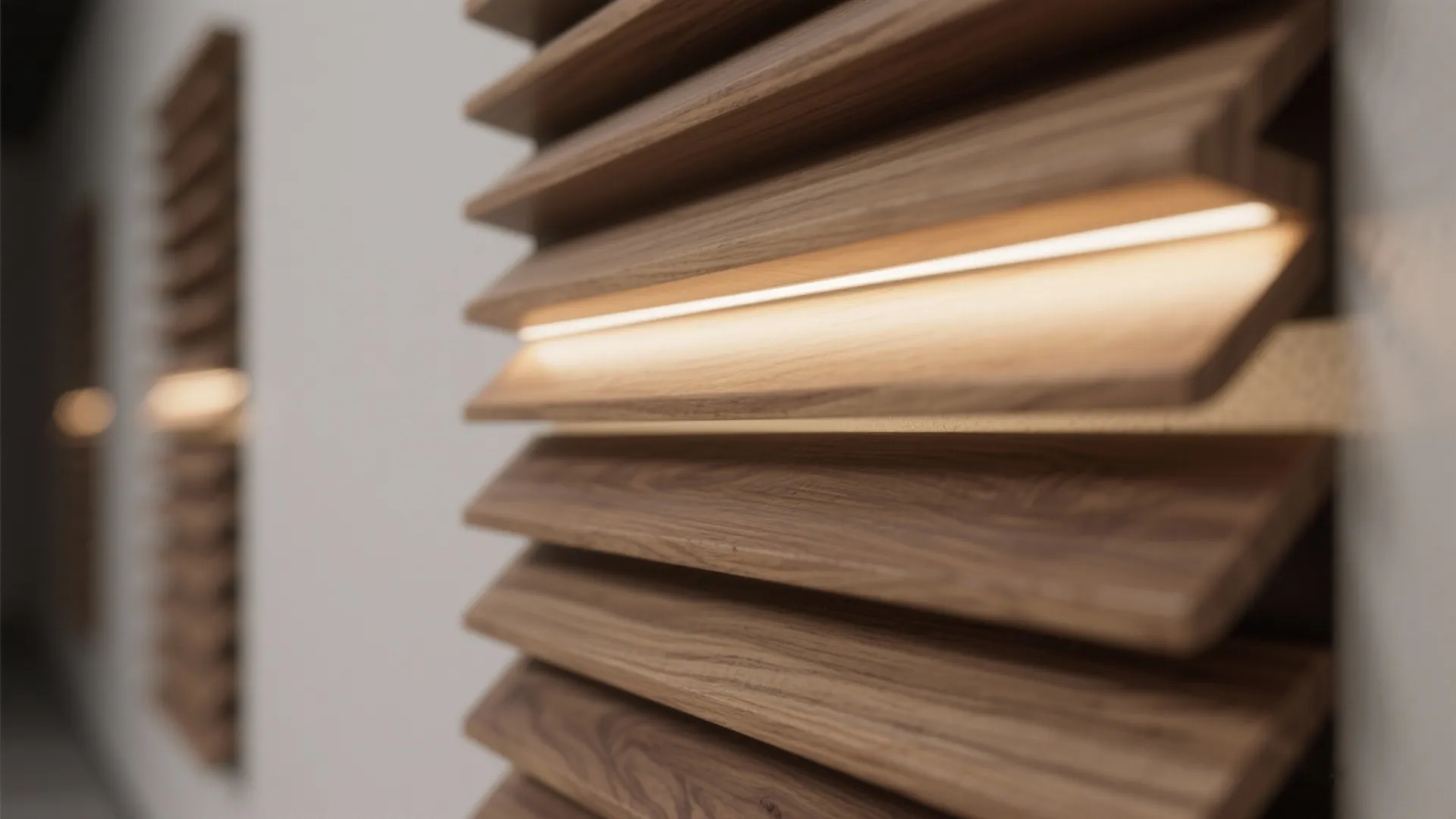 Warm Wood Accents with Smart Lighting