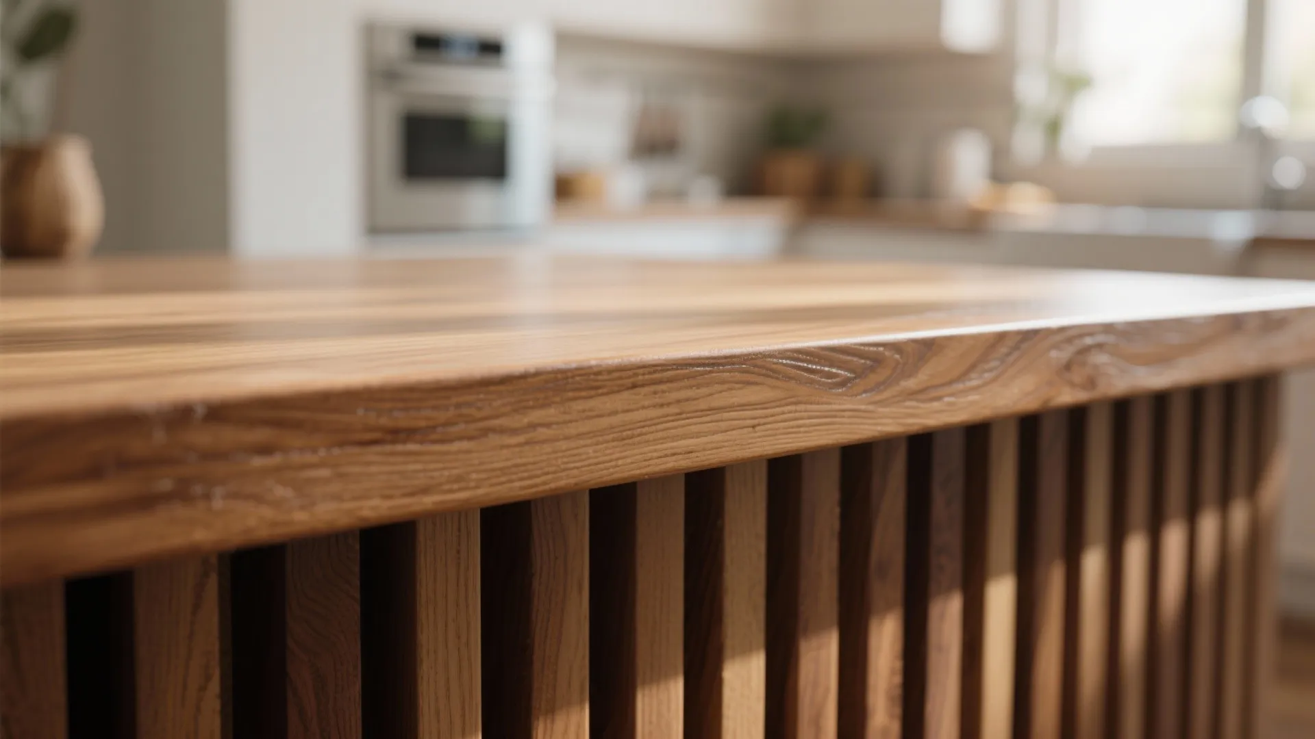 Wood Slat Divider for Warmth and Ventilation