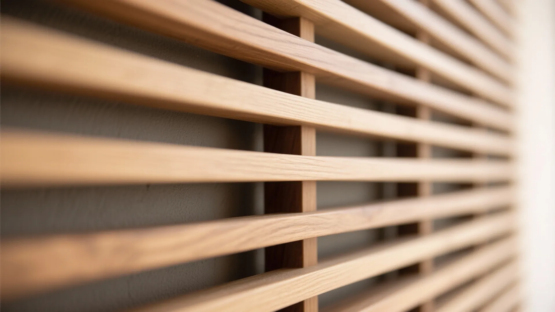 1) Vertical Slatted Panels for Height and Texture