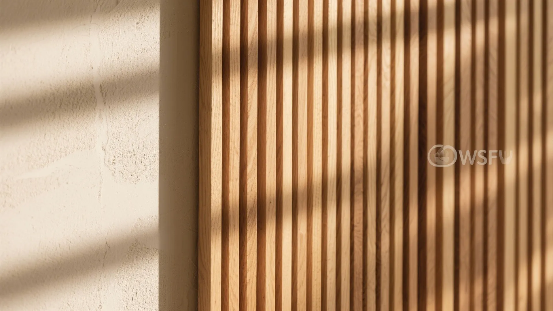 Textured Feature Wall: Wood Slats, Limewash, or 3D Acoustic Panels