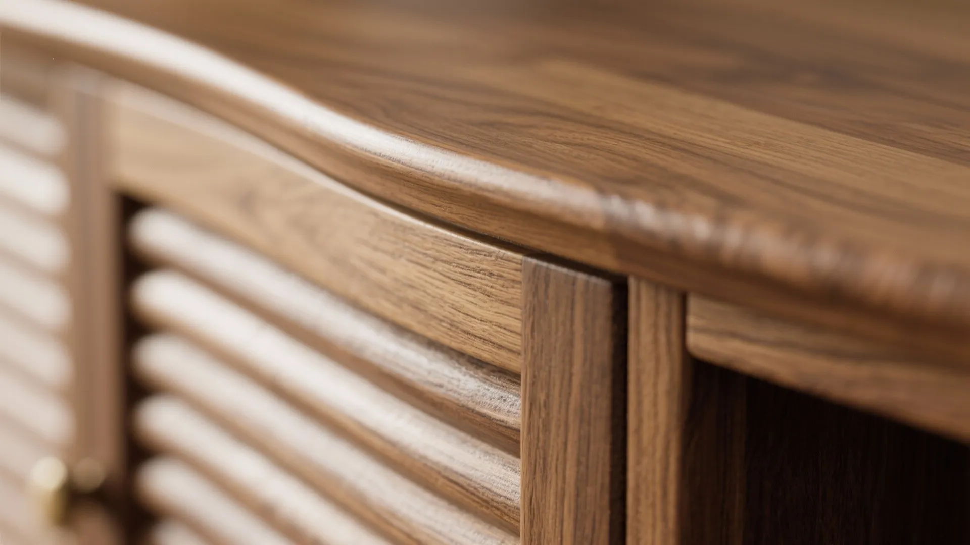 Warm Wood Accents to Soften the Hall-Kitchen Edge