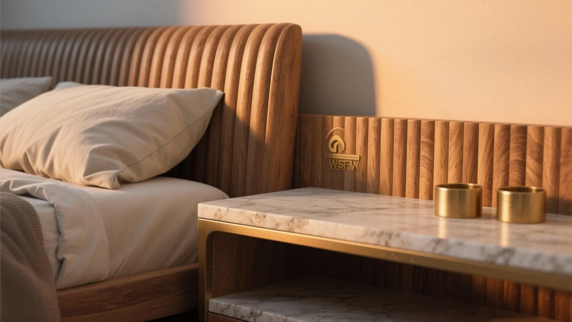 Warm wood and stone for timeless luxury