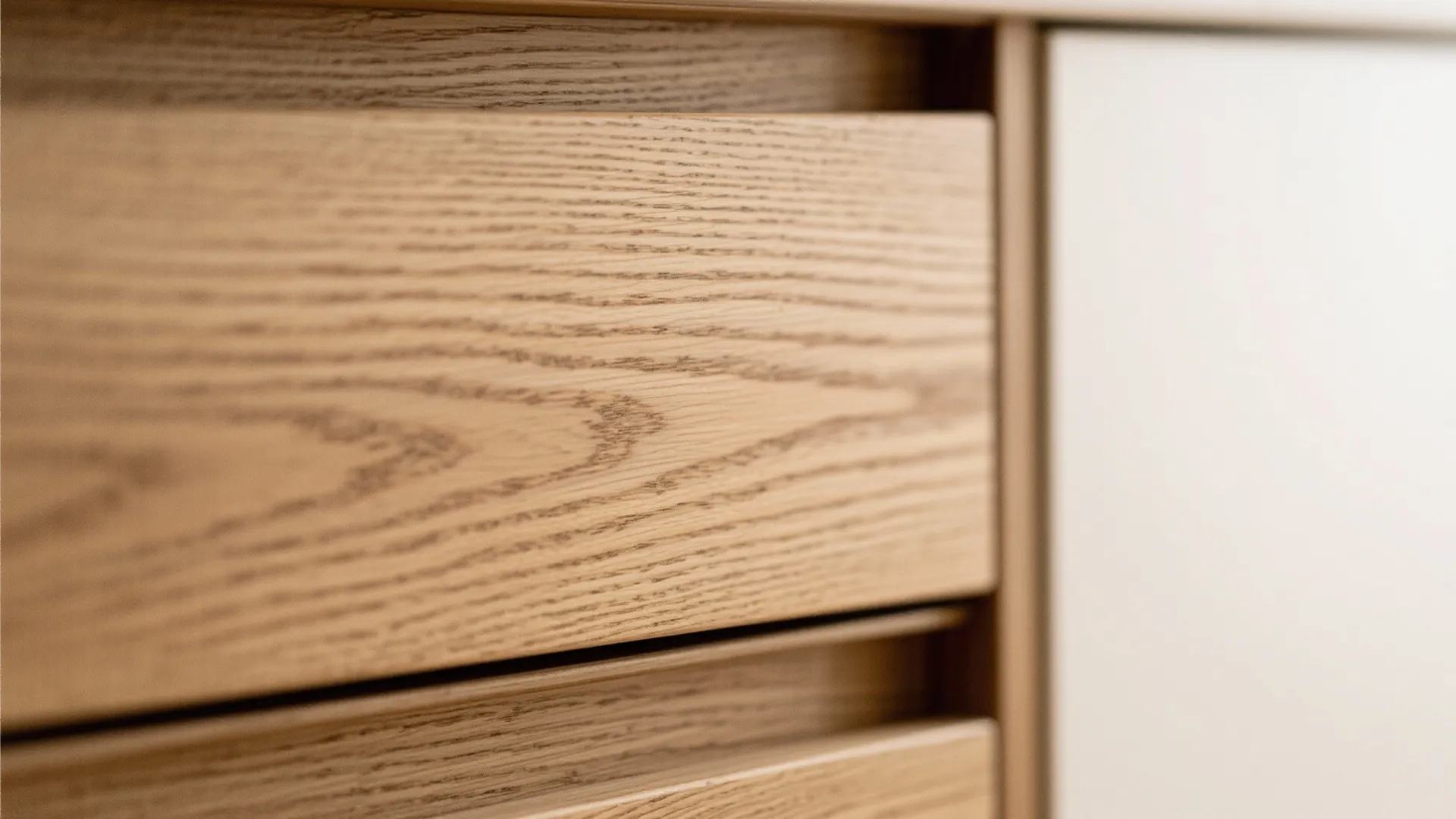 Warm wood accents without visual heaviness