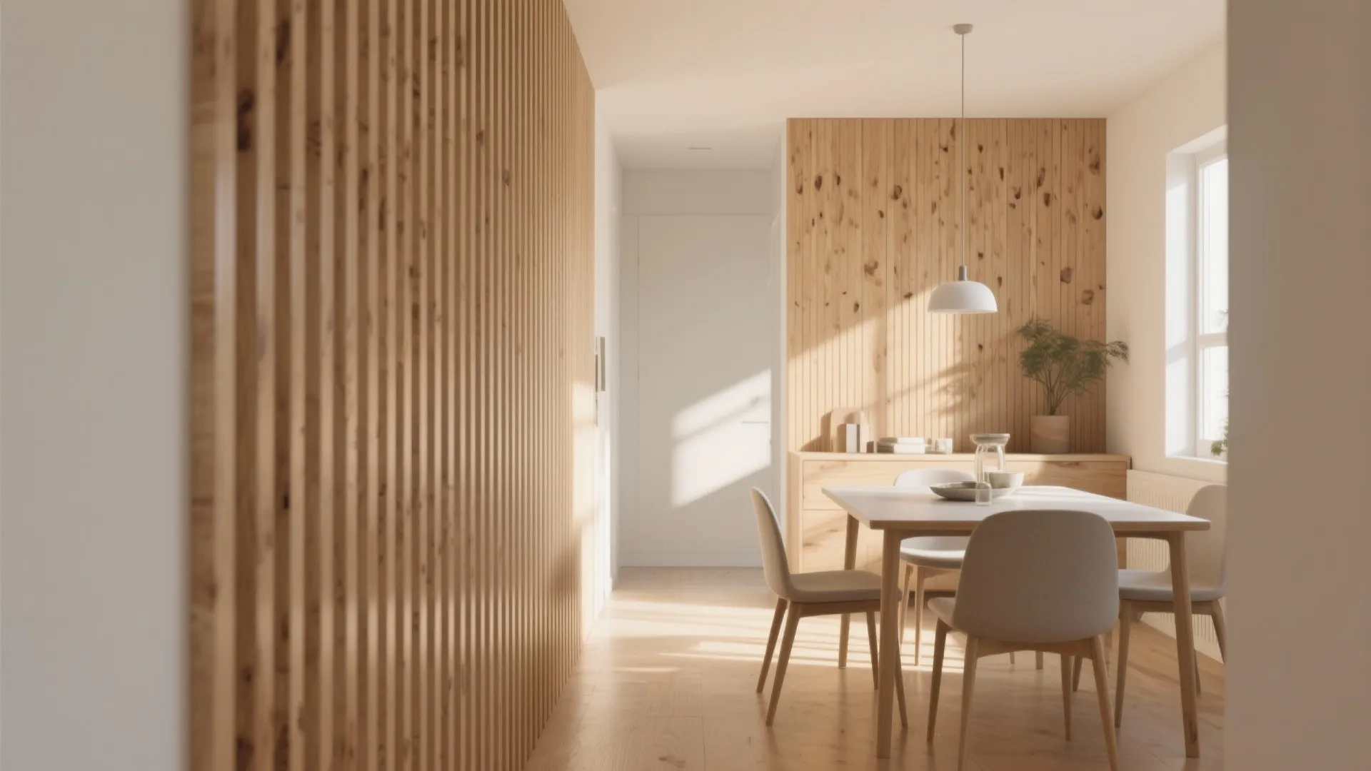 Minimalist Wood Slats