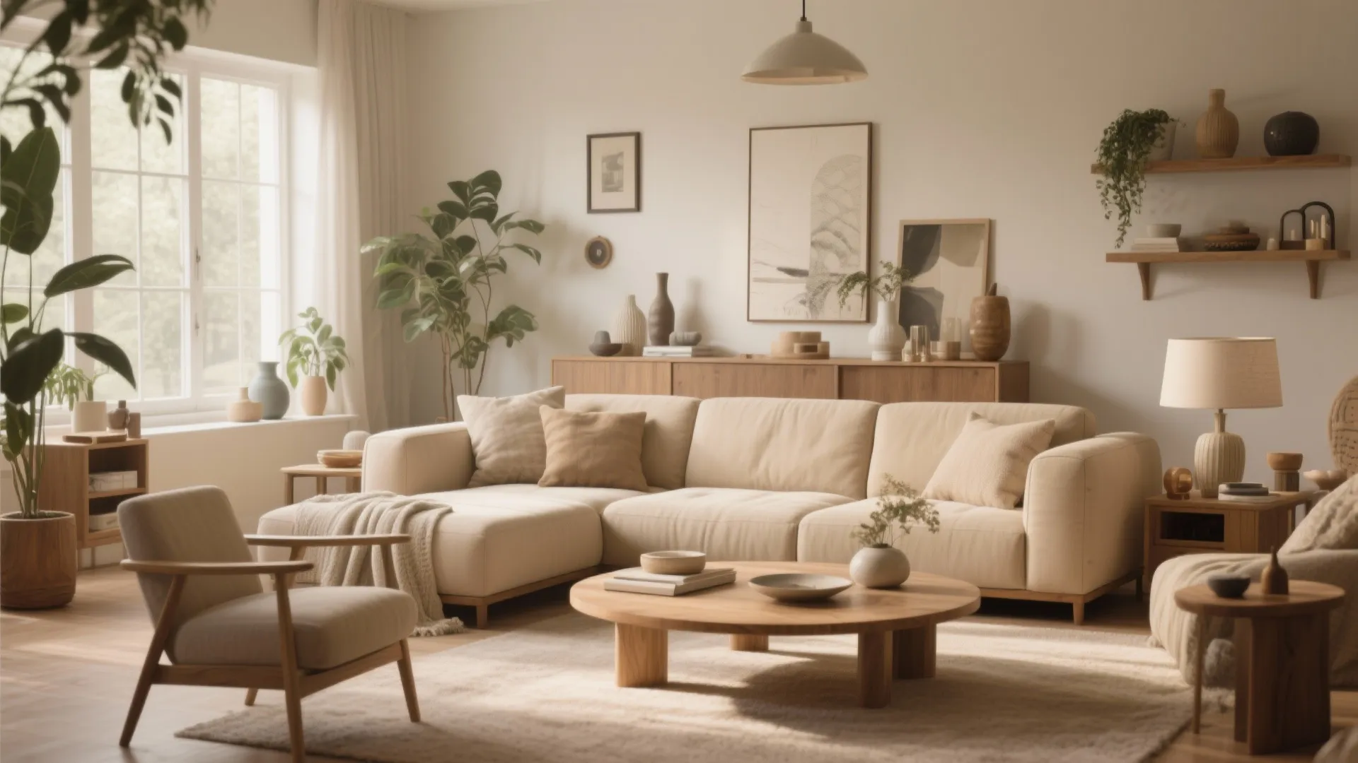 Charming Oatmeal Sofa Living Room Ideas:  Style a Cozy, Sophisticated Home