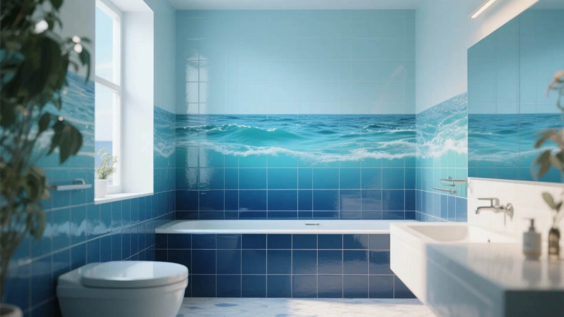 8. Ocean-Inspired Blues