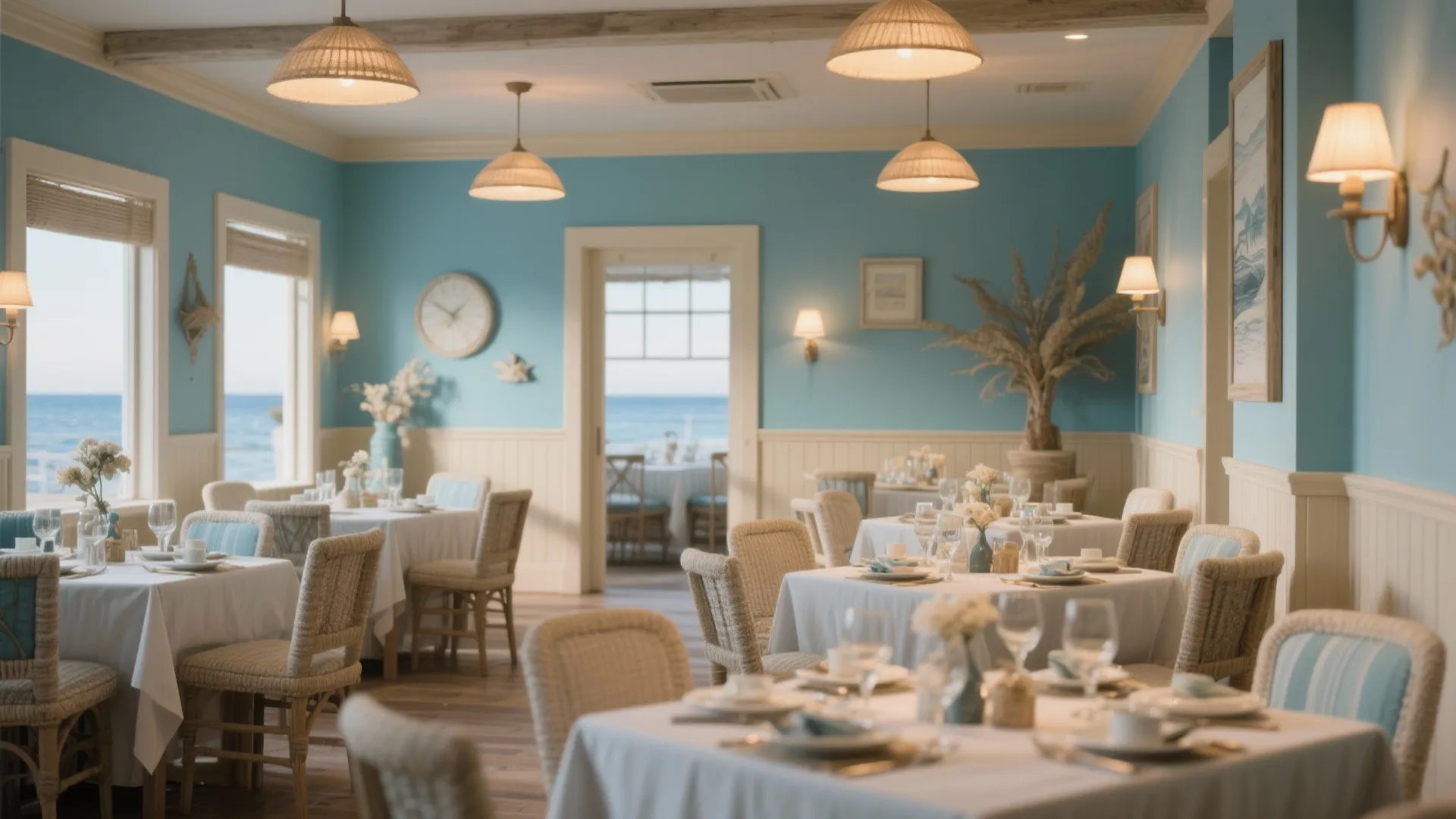 Ocean Blues for Calm Dining
