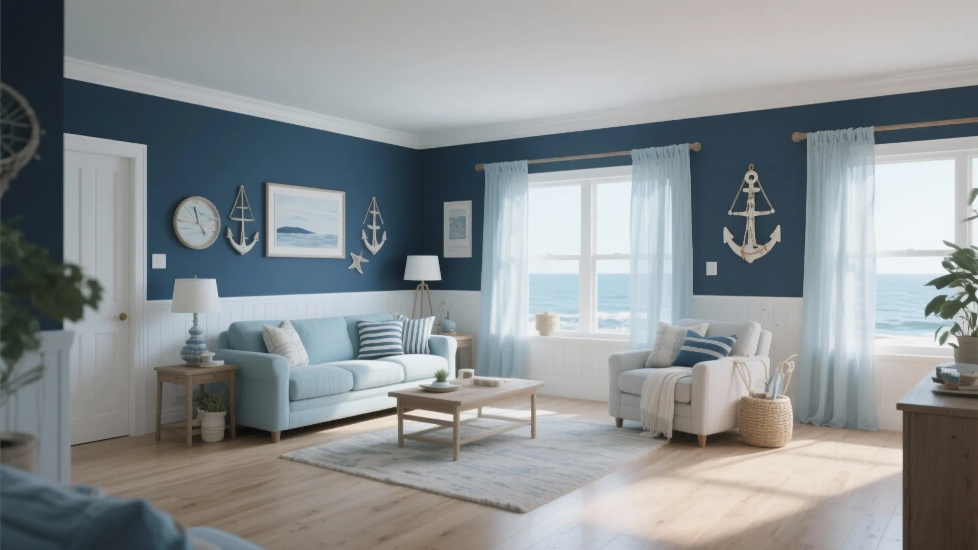 Ocean Blues for a Calm Retreat