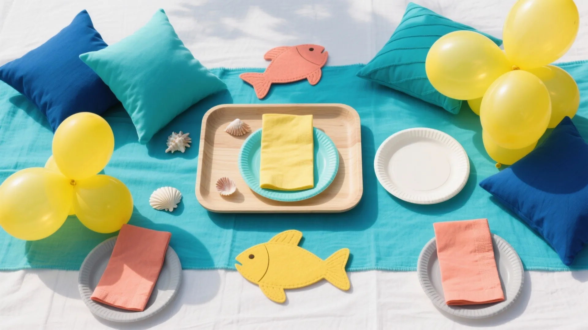 Color Story: Ocean-Blue Base with Sunny Pops