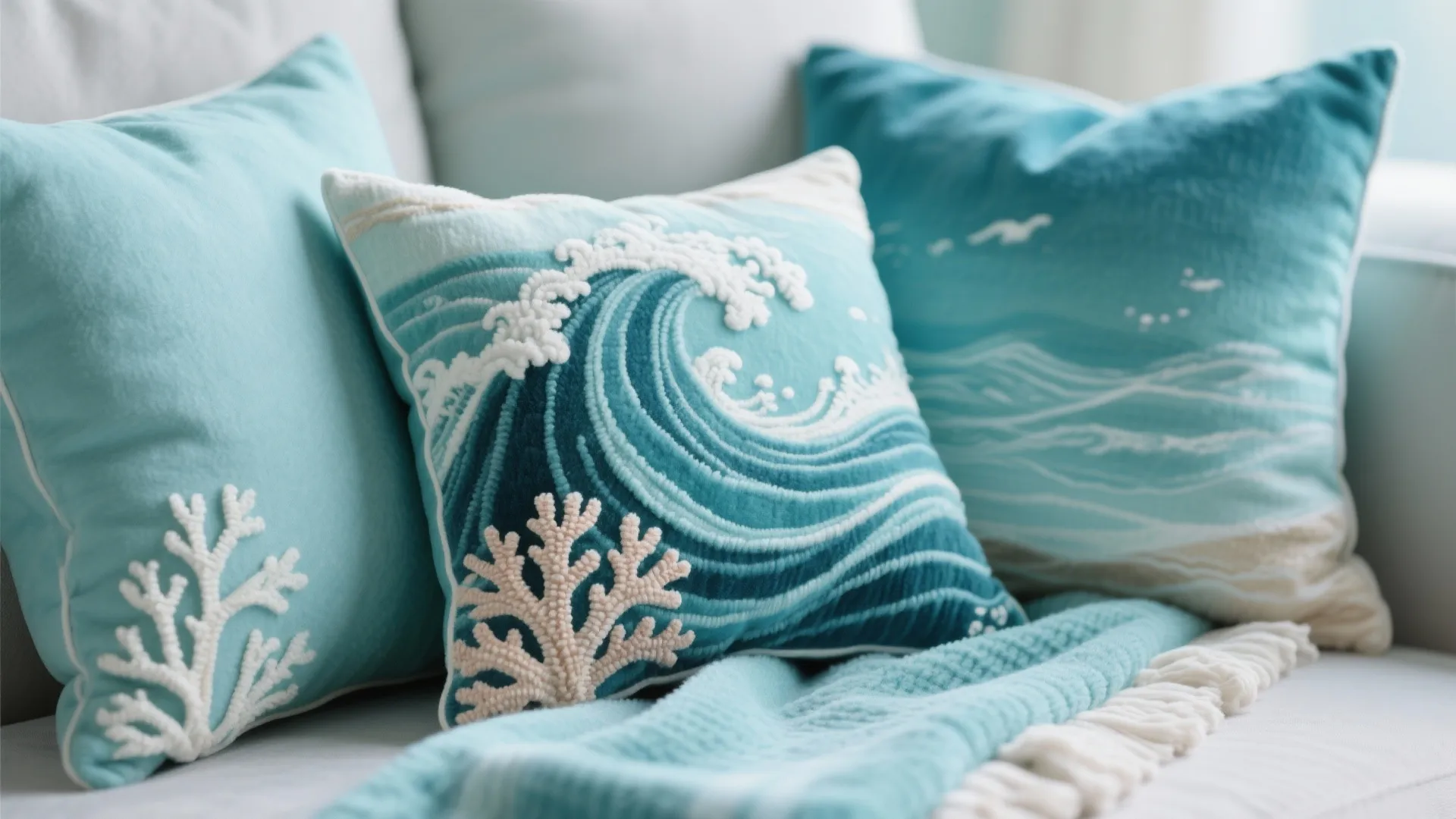 Tip 2: Ocean-Patterned Textiles