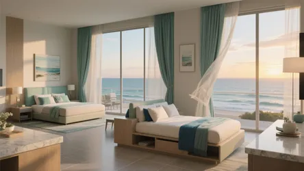 Oceanfront 2-Bedroom Hotel Ideas (5 Inspirations)