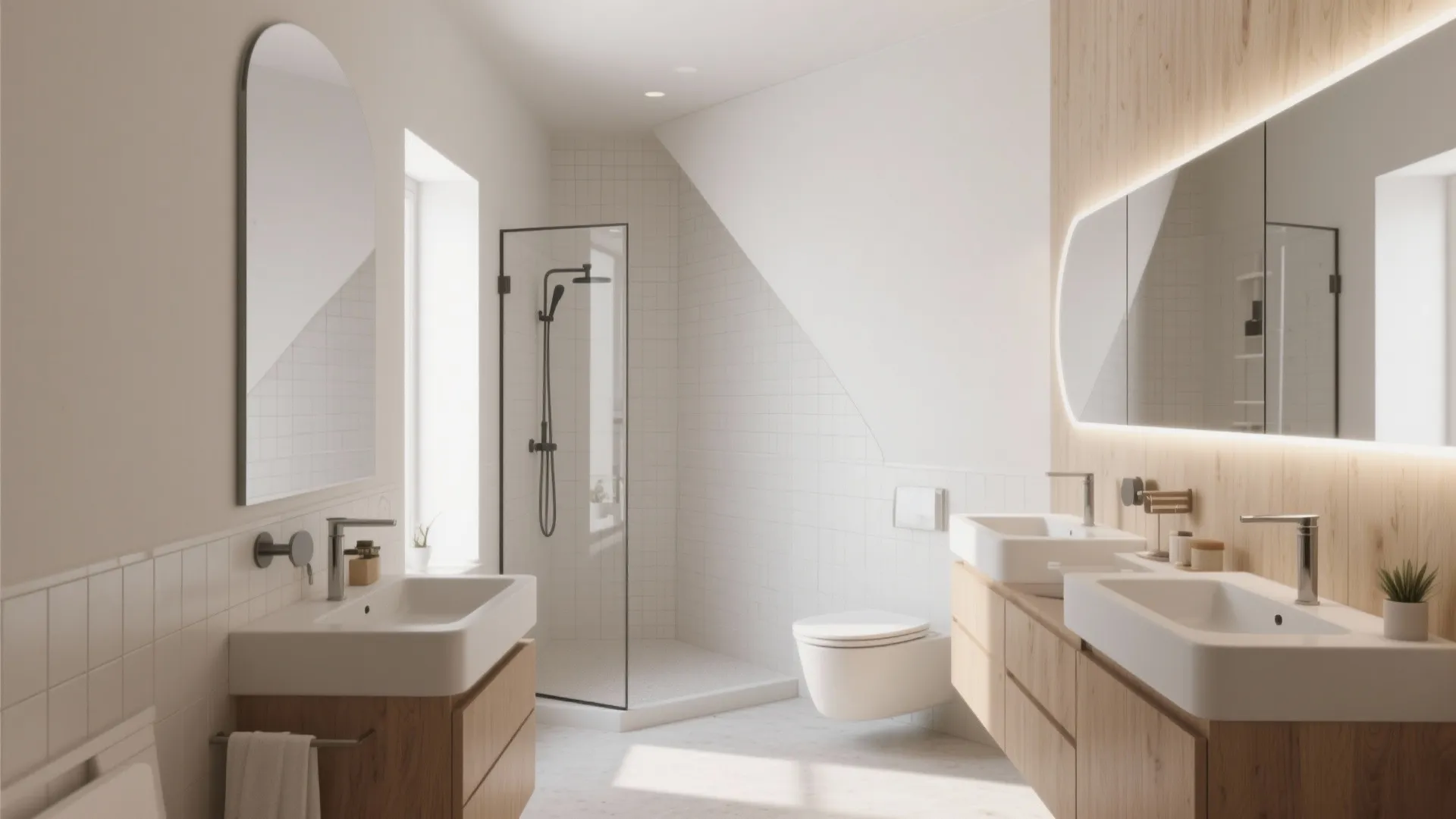 Creative Odd Shaped Bathroom Design Ideas