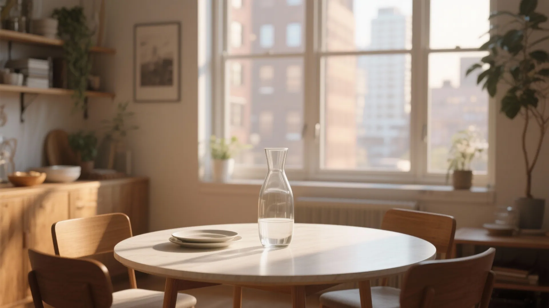 2. Off-Center Centerpiece