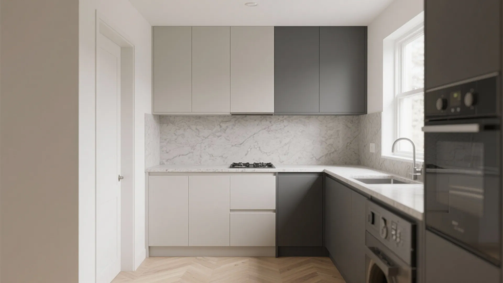 Pale Off-White with a Hint of Gray