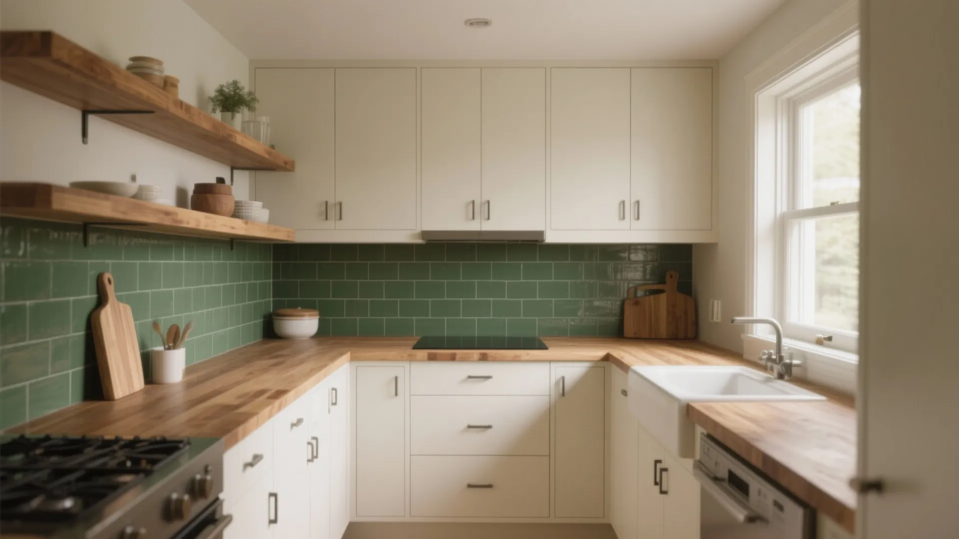 5 Off-White Cabinets Kitchen Ideas: Small-space kitchen inspiration: 5 off-white cabinet designs that feel airy and timeless