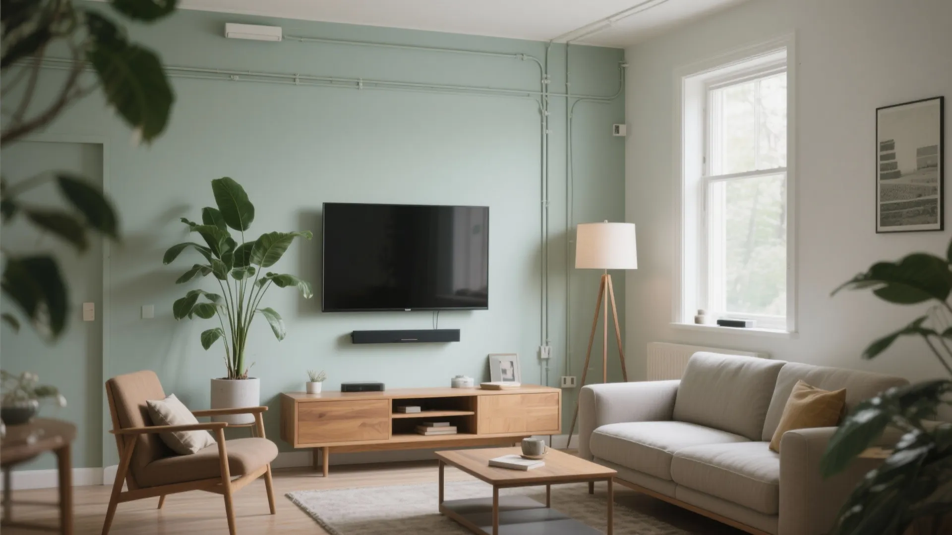 4) Off-Center TV + Asymmetric Seating