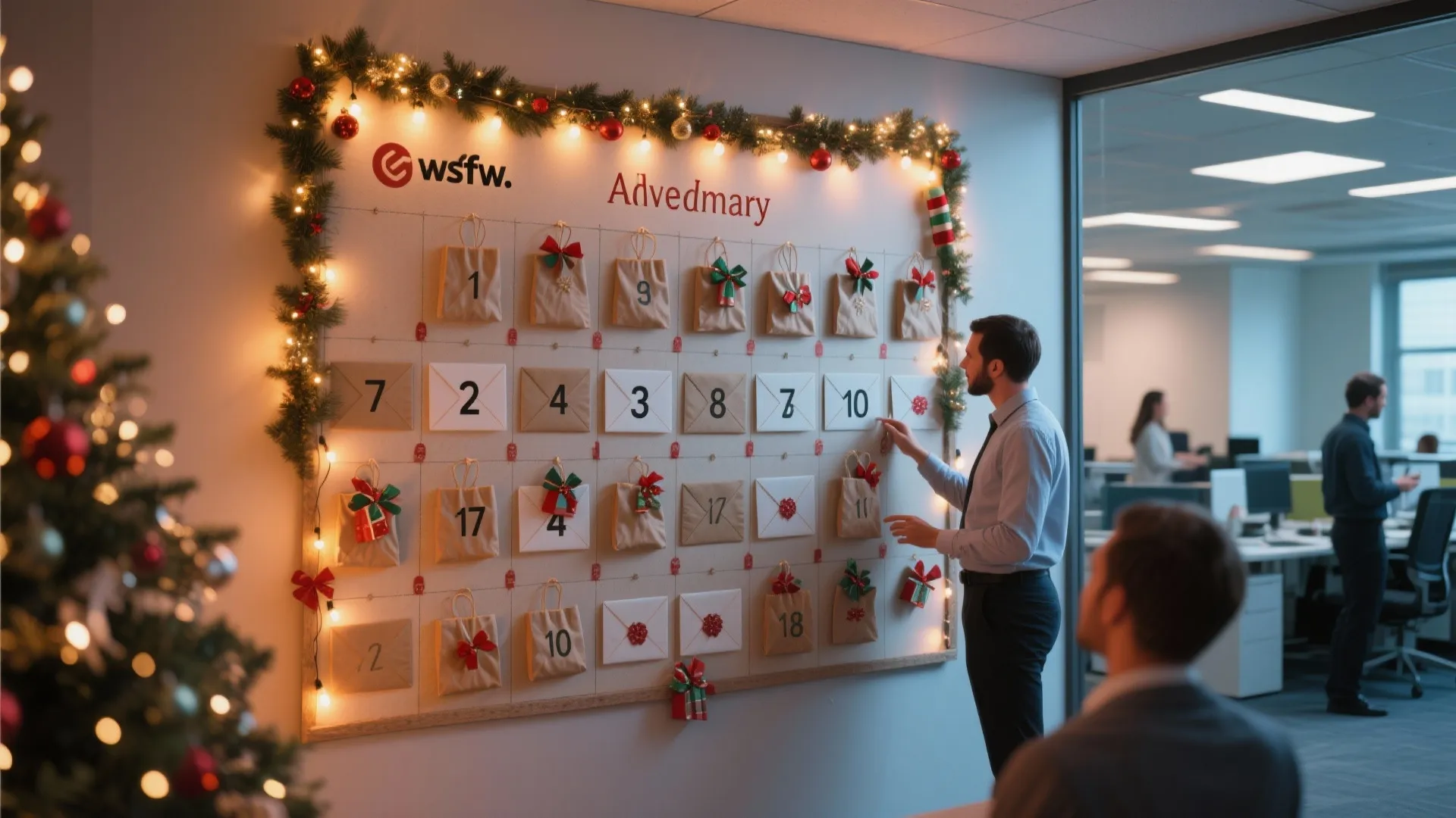 8. DIY Advent Calendar for the Team