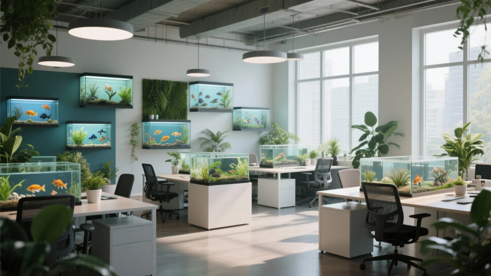 10 Creative Office Aquarium Ideas: How I Turned Workspaces into Calm and Inspiring Havens with Aquariums