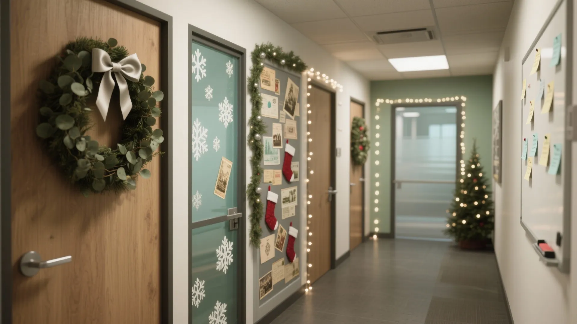 5 Festive Office Door Decor Ideas: Creative, small-space friendly Christmas door decorations I’ve tested in real offices