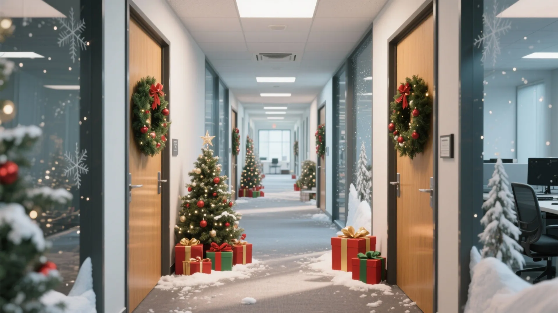 10 Office Christmas Door Decorating Ideas: Fun, festive, and creative ways to transform your office doors this holiday season