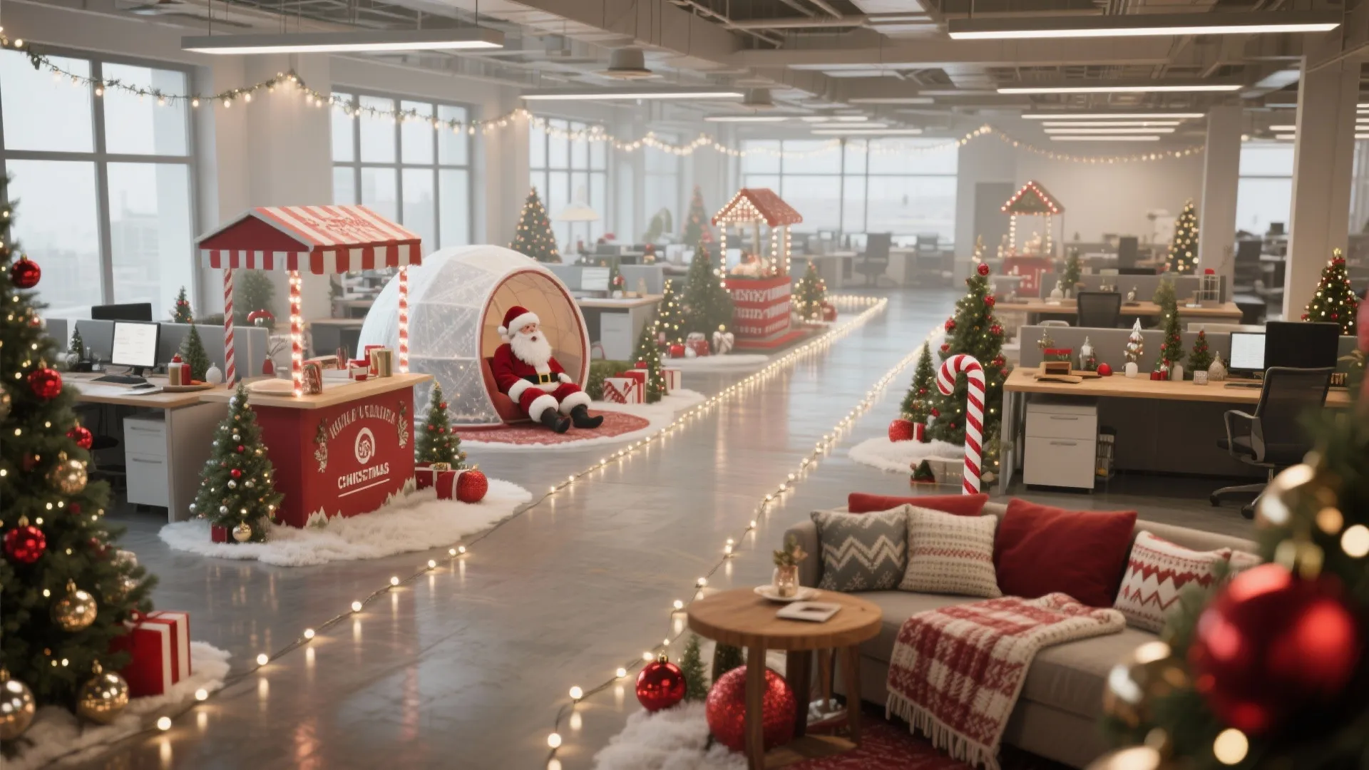 5 Christmas Office Decoration Ideas: Festive, small-space strategies to win your office decoration competition