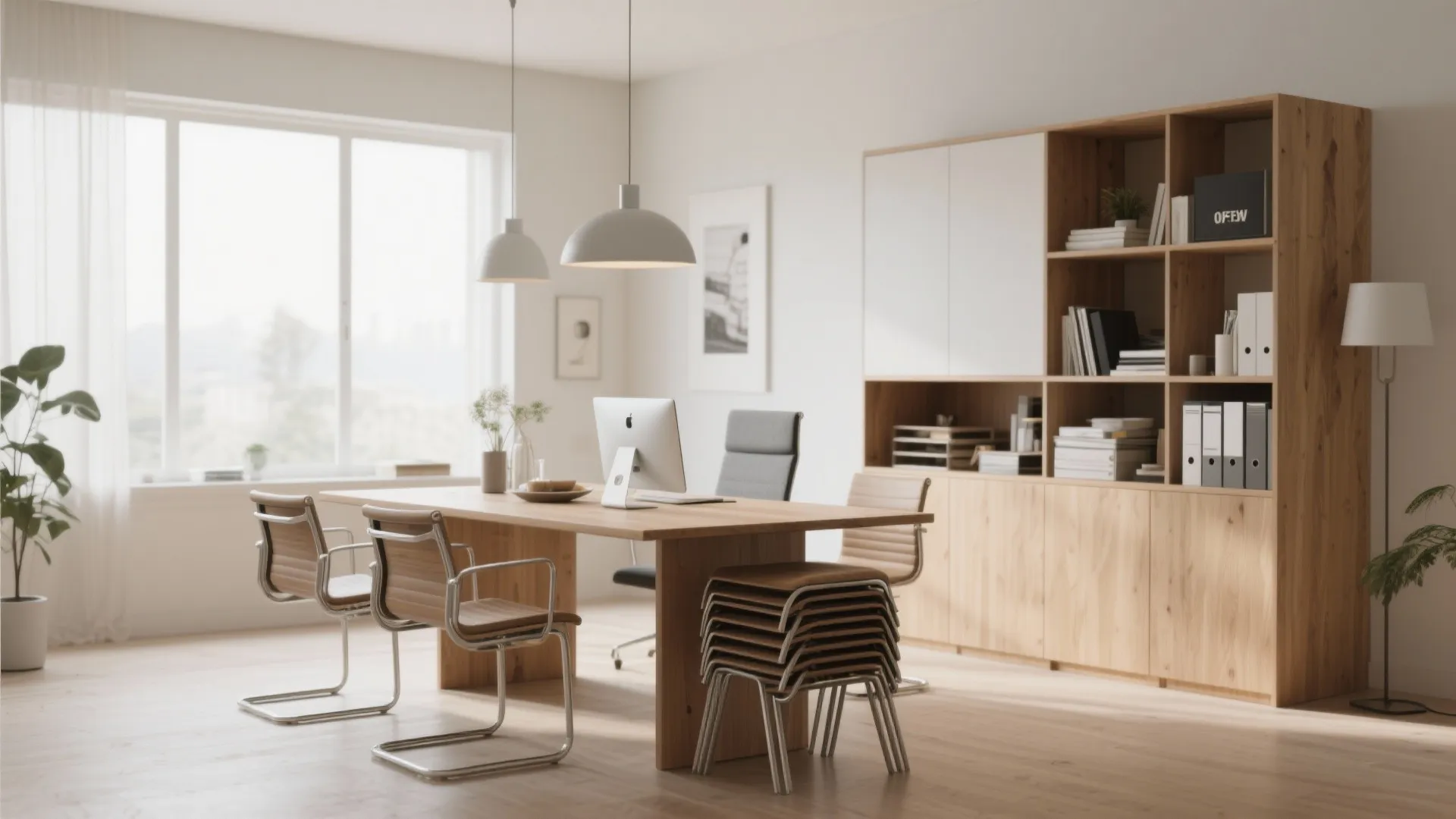 3. Home Office by Day, Dining by Night