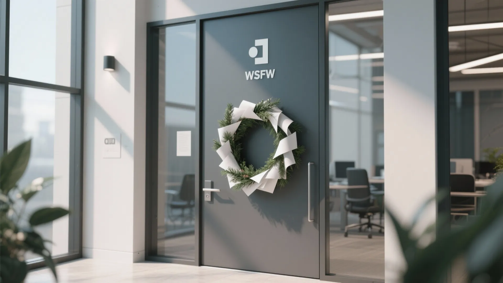 4. Creative Door Decor