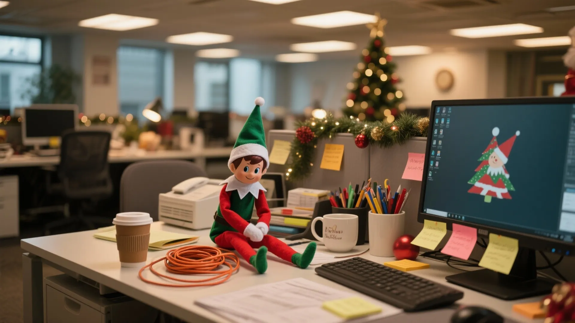 10 Elf on a Shelf Ideas for the Office: Fun, Creative, and Easy Elf on the Shelf Pranks for Your Workplace