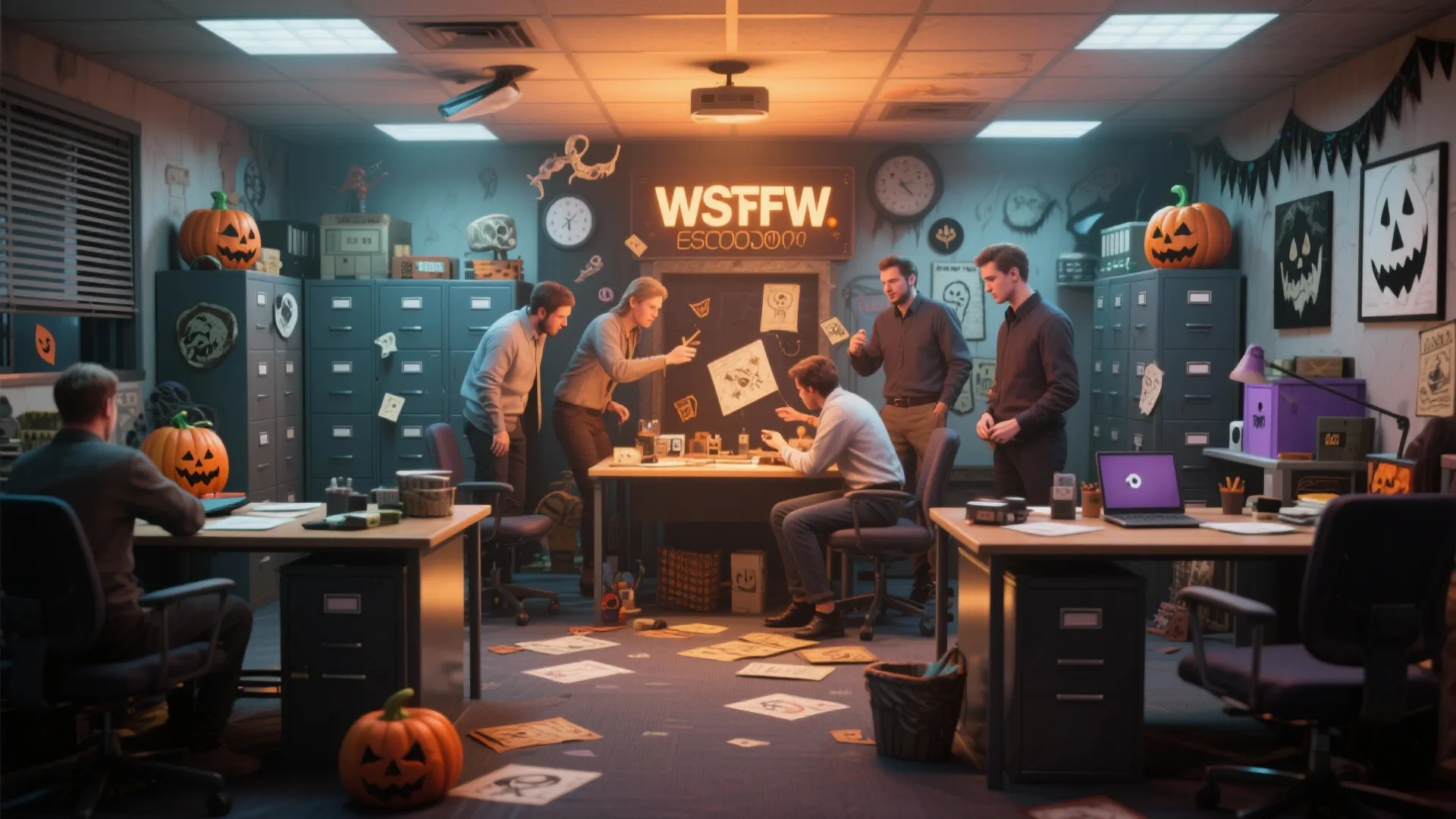 8. Office Escape Room Challenge