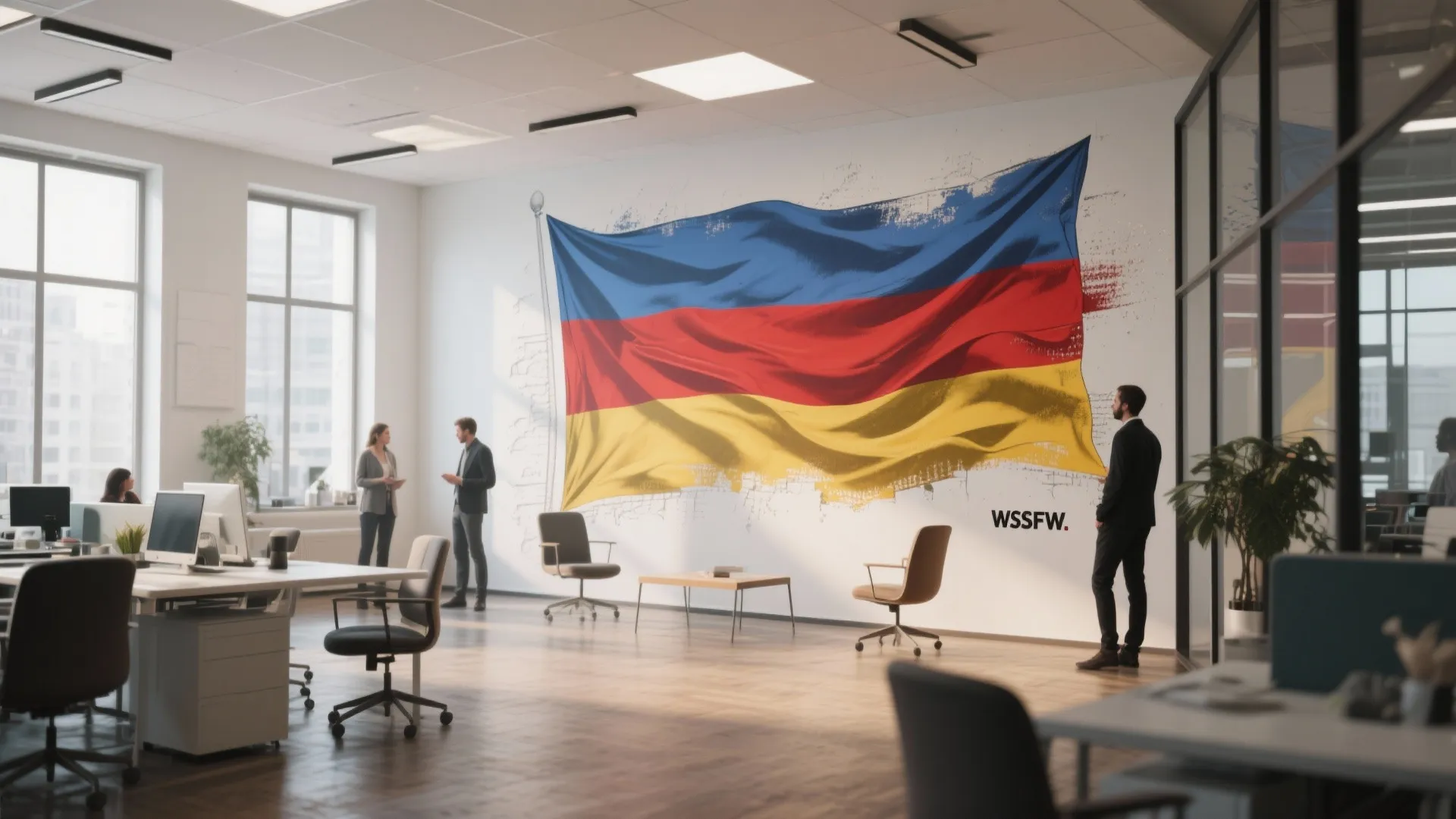 Flag-inspired Wall Art