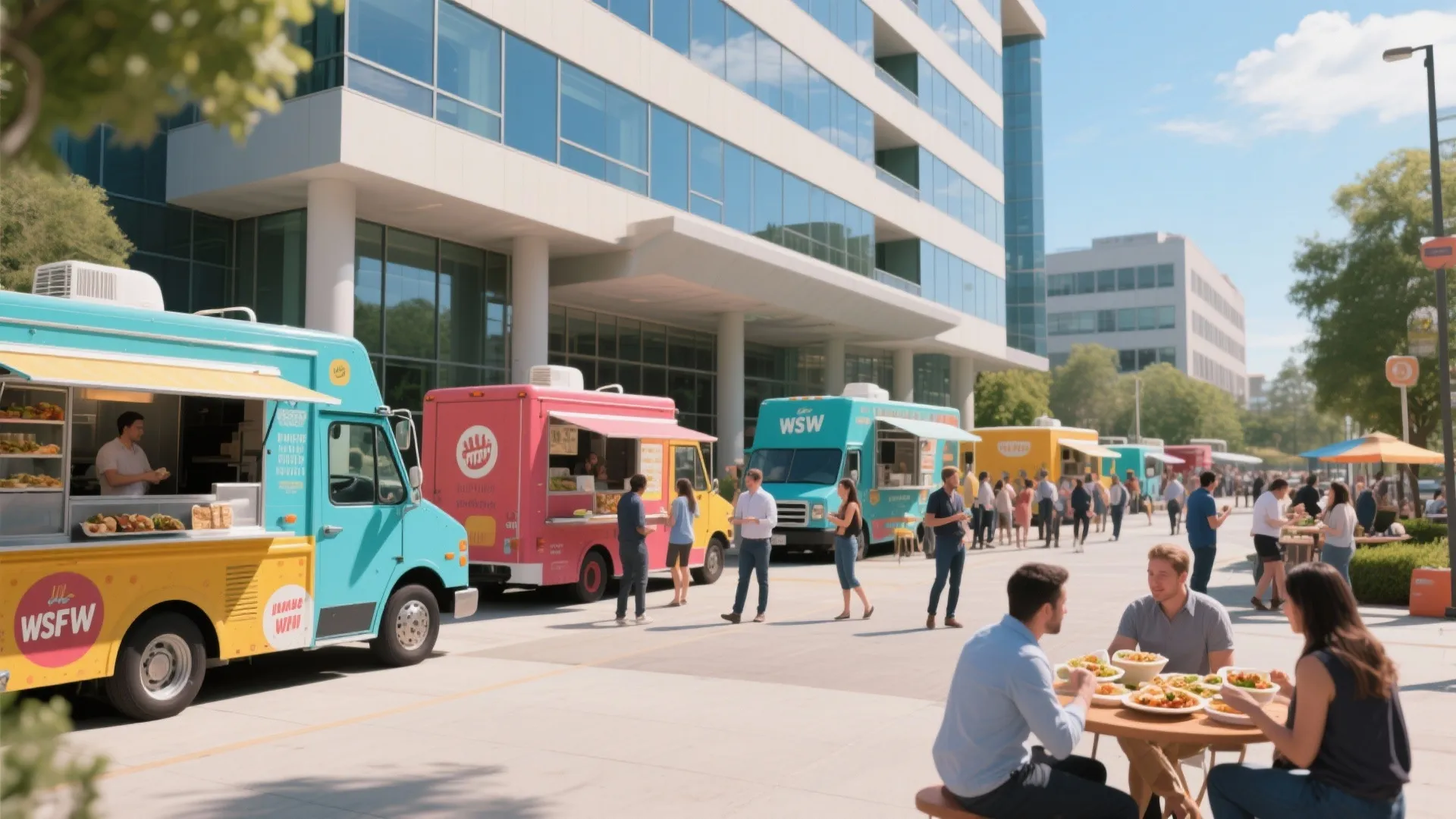 7. Food Trucks on Rotation