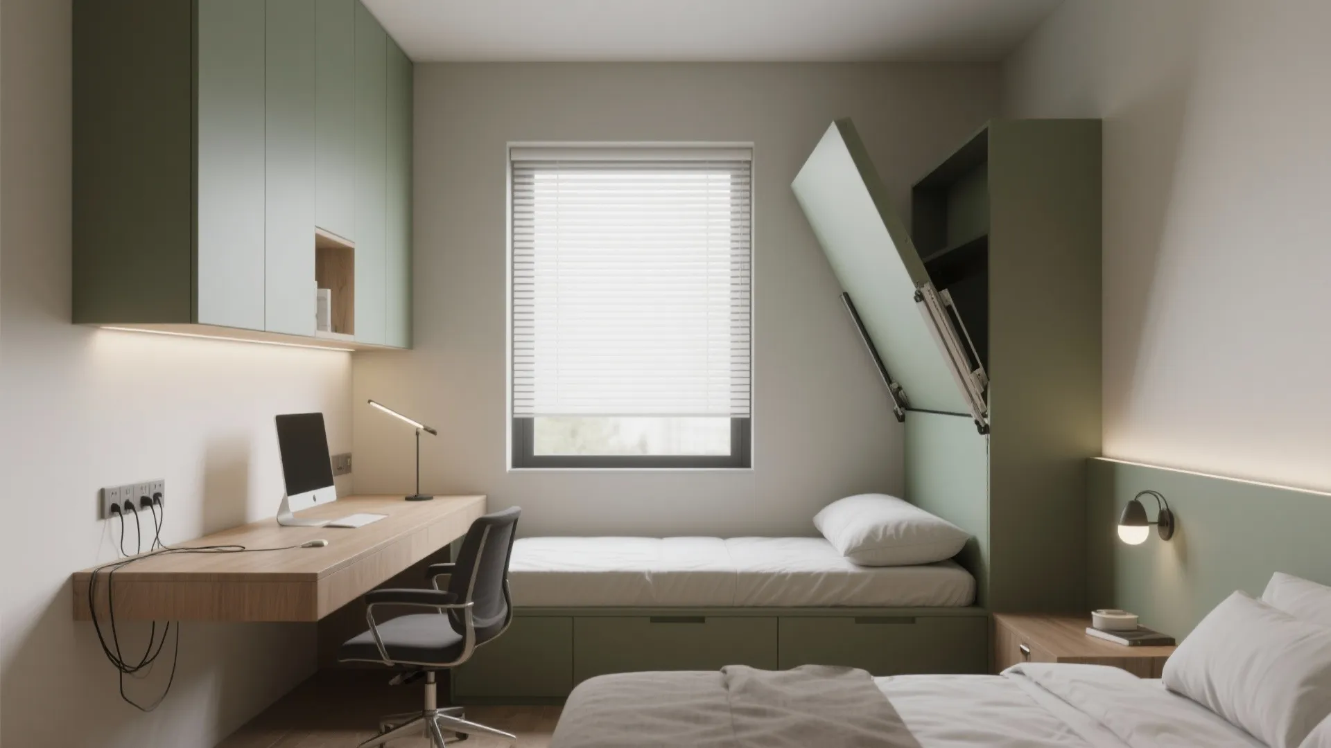 Integrated Home Office + Guest Room Combo