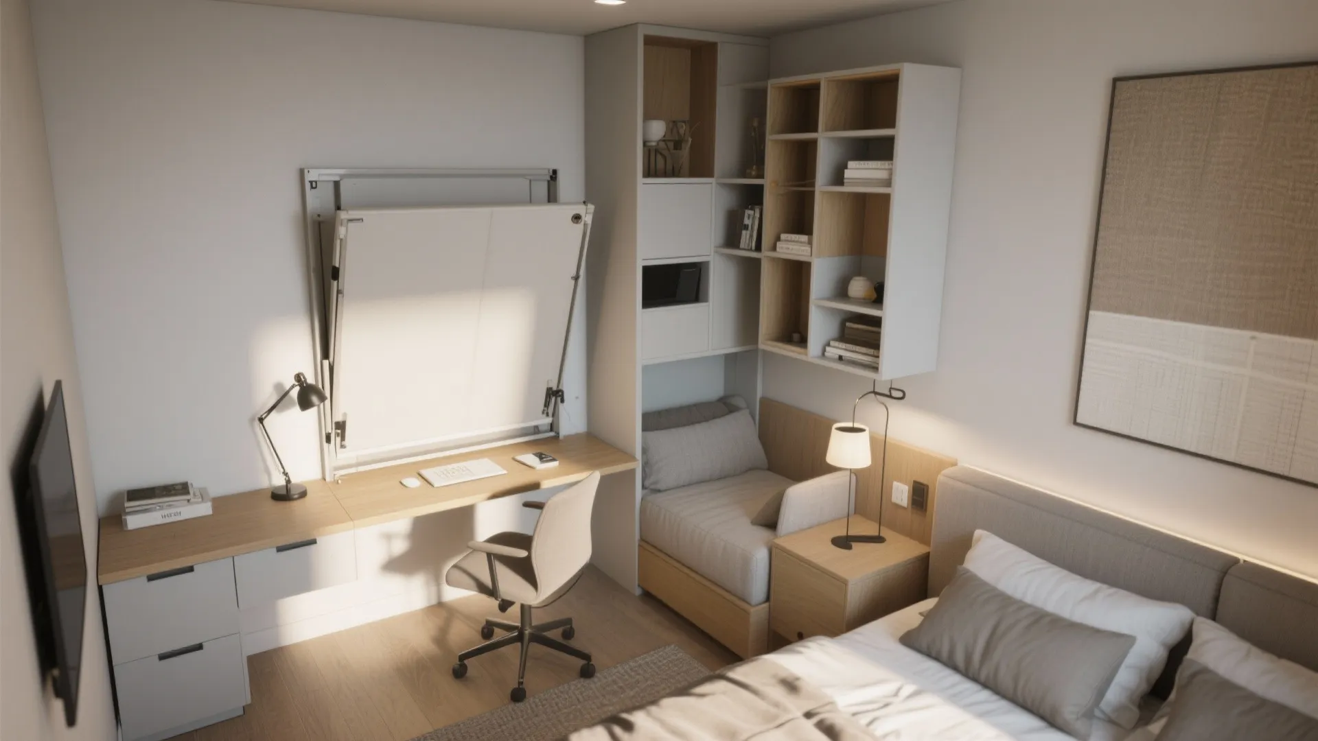 2. Flexible Second Bedroom: Office by Day, Guest Room by Night