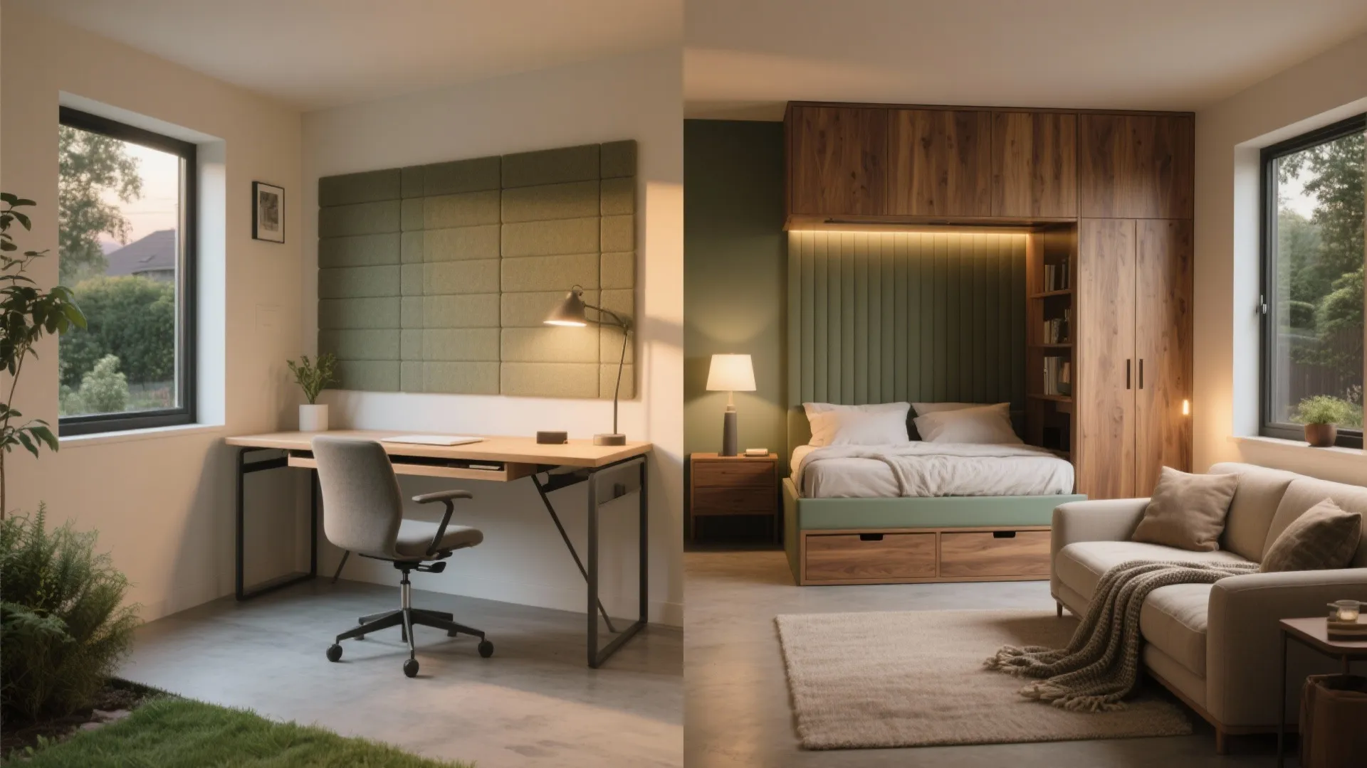 Work-Guest Hybrid: A Garden Office That Sleeps