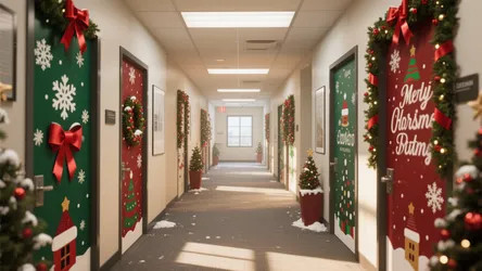 10 Holiday Door Decorating Ideas for the Office