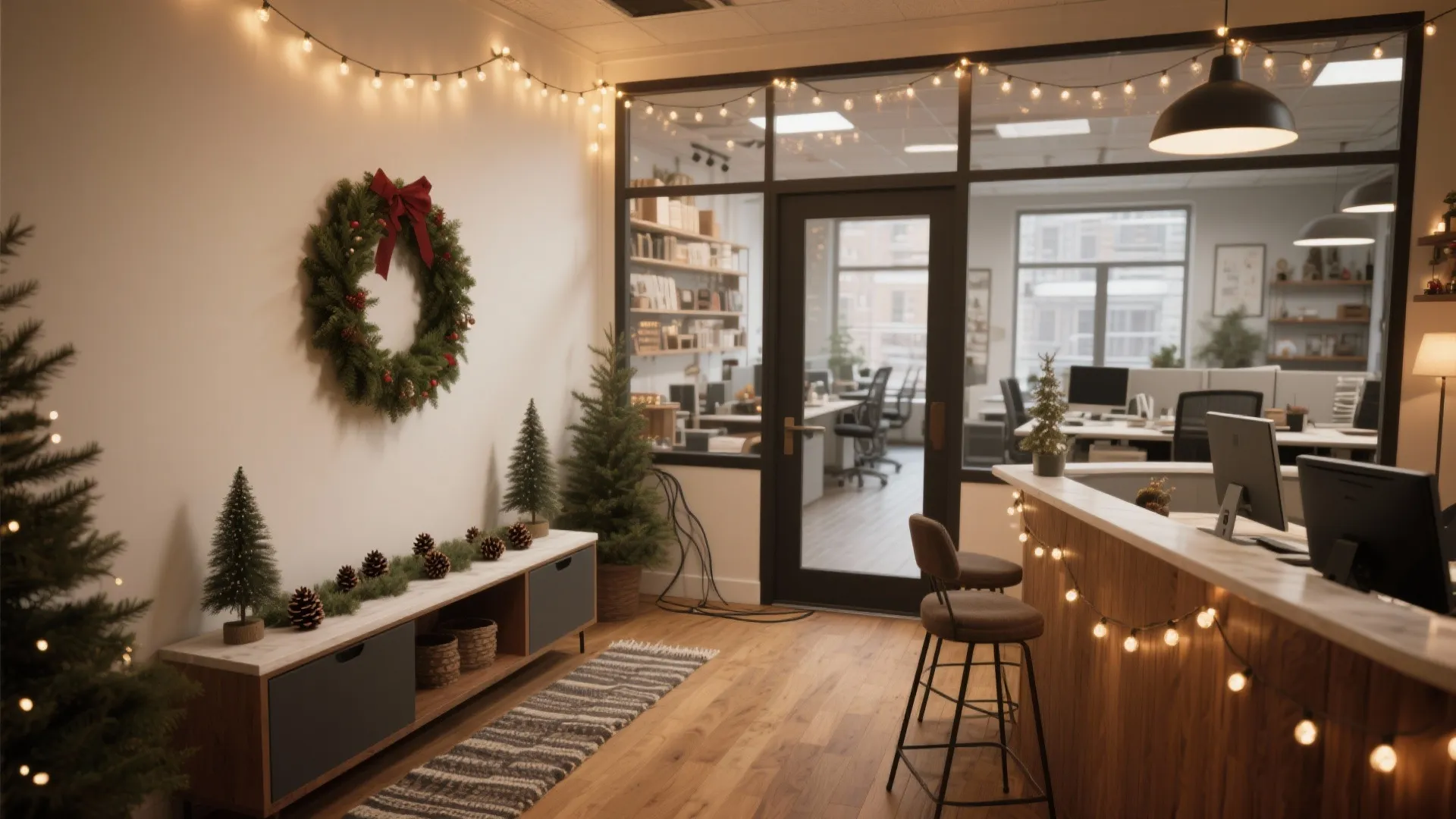 Office Christmas Decoration Ideas — 5 Festive Tips: Creative, practical and budget-friendly office Christmas decorating ideas for small workspaces from a seasoned designer