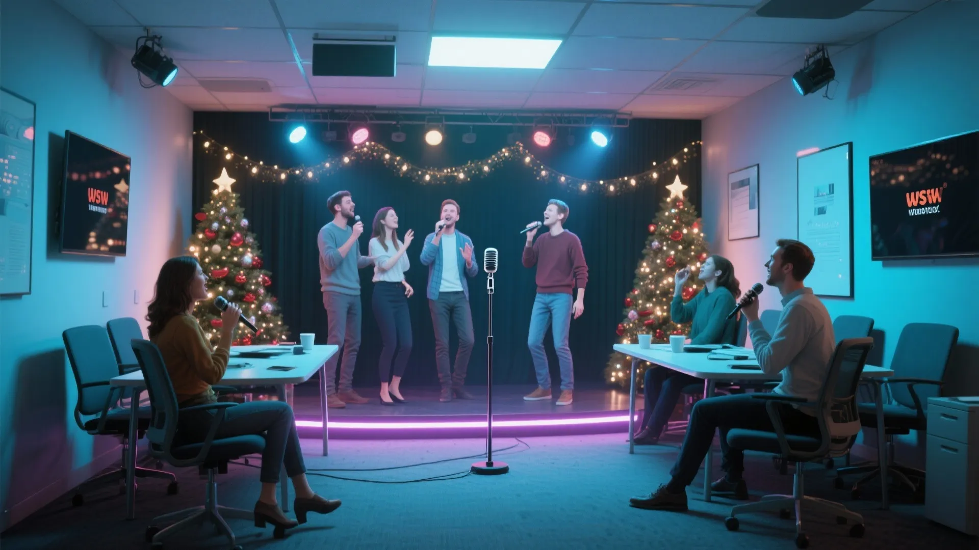 5. Office Karaoke Night