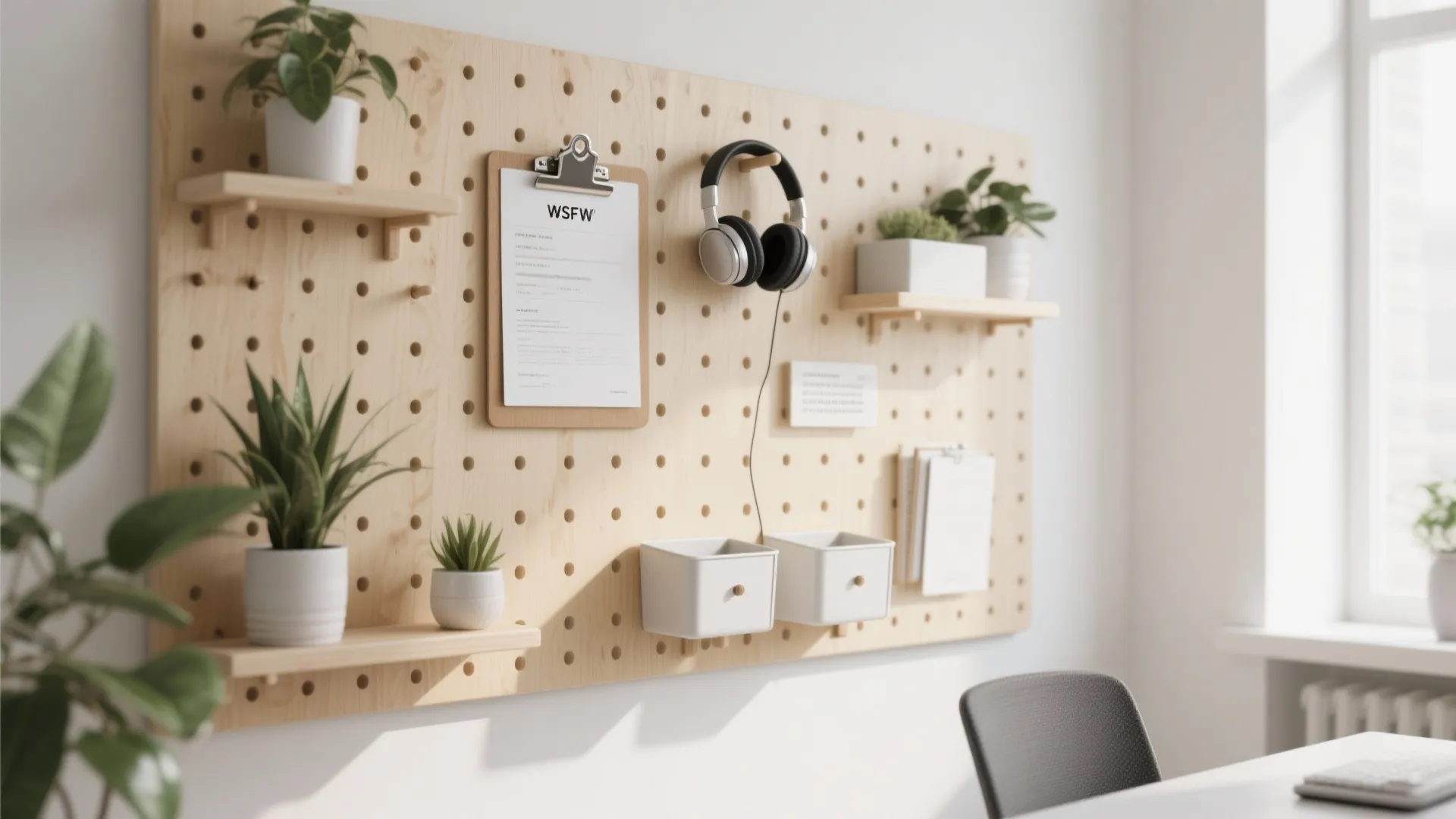 7. Pegboard for Multi-Function