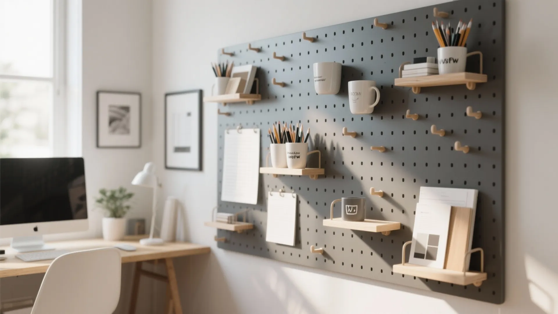 3. Pegboards with Modular Accessories