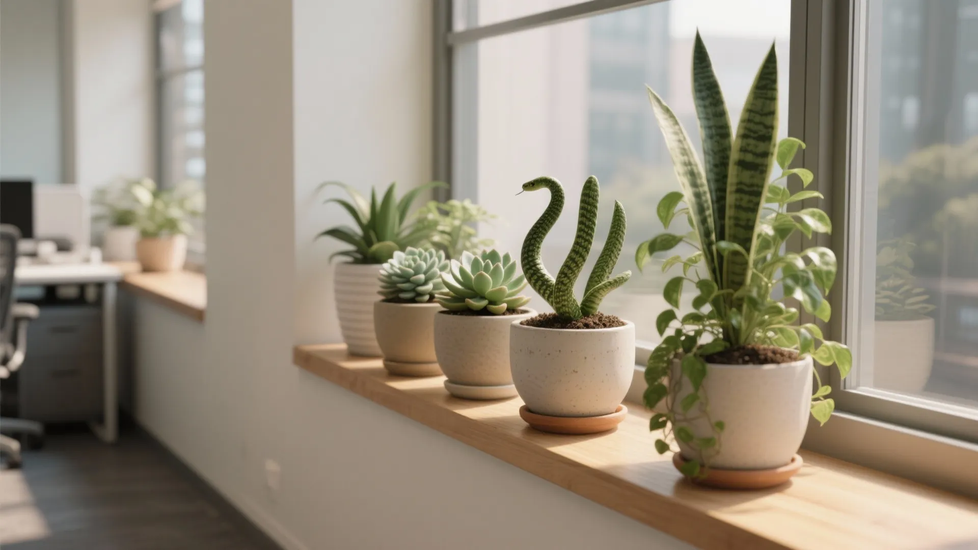 Green & Low-Maintenance Plants