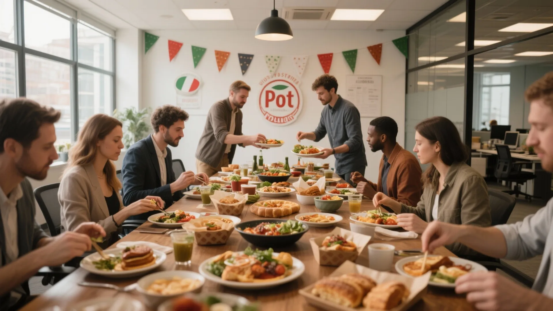 3. Themed Potluck Wednesdays