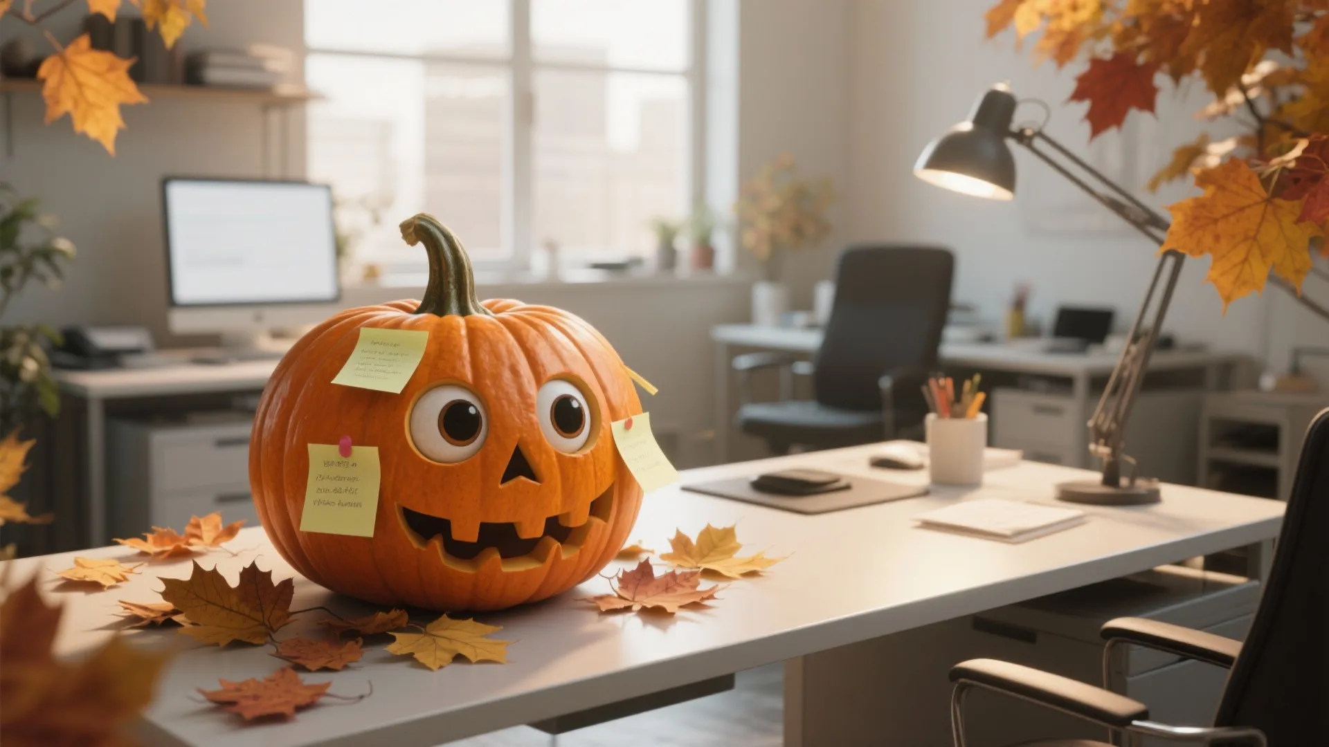 10 Creative Office Pumpkin Decorating Ideas