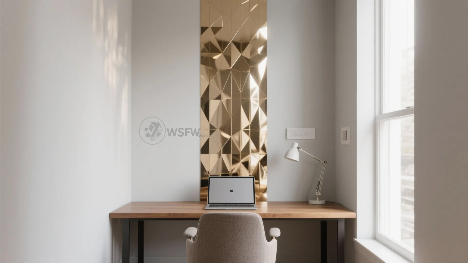 Light-Reflective 3D Accents to Brighten Tight Rooms