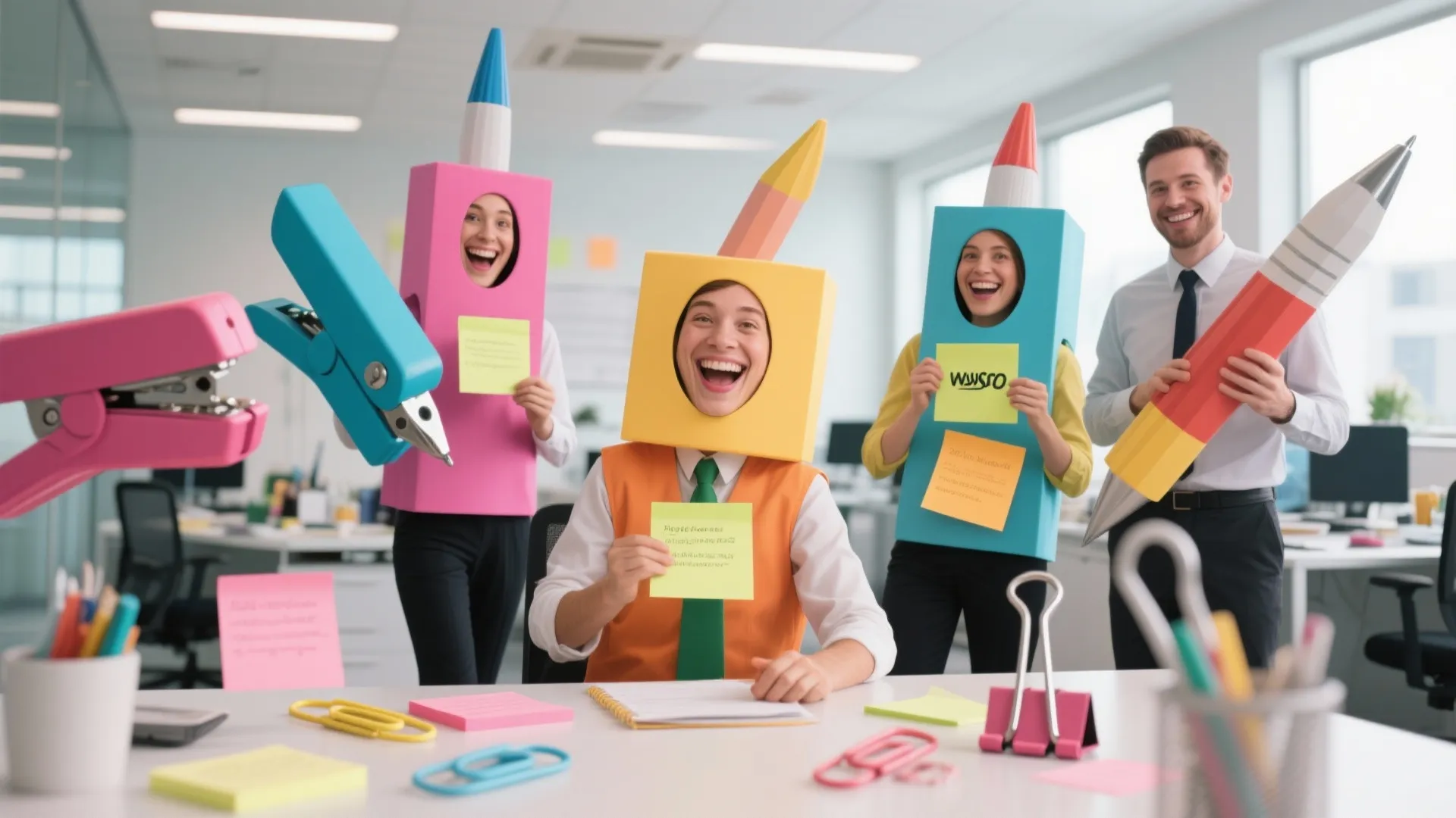 5. Office Supplies Come Alive